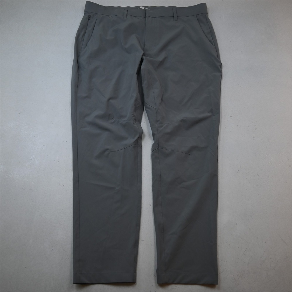 Fabletics 35x30 Gray Strech Performance Golf Dress Mens Pants